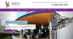 Desktop Screenshot of barker-whittle.com.au